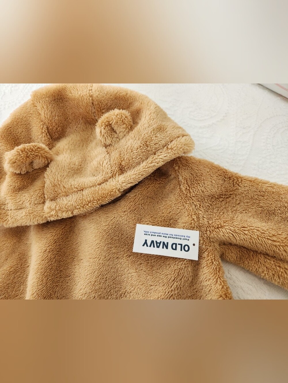 Unisex Bear-Critter Sherpa One-Piece for Baby | Old Navy